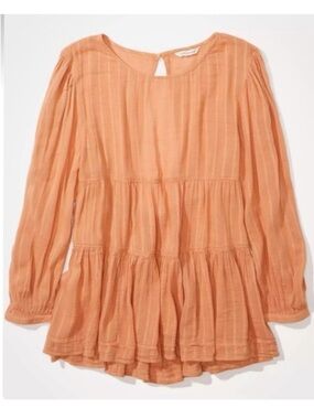 AE - Open Back Textured Tunic